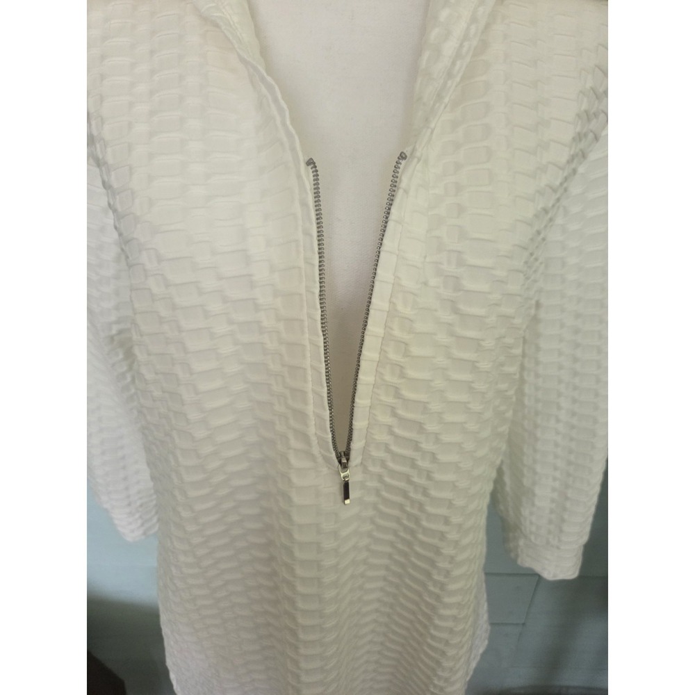 Women's Lightweight Pullover 1/2 Zipper Weave Pattern Soft SZ 1X NWOT - Picture 3 of 5